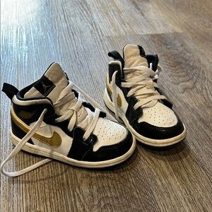 Kids Black and White Sneakers